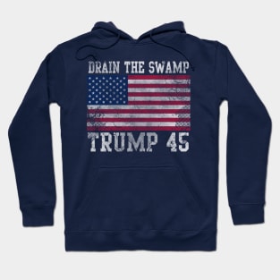 Drain The Swamp Trump 45 Hoodie